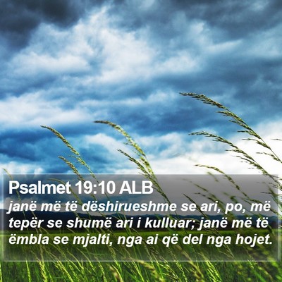 Psalmet 19:10 ALB Bible Verse Image