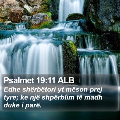 Psalmet 19:11 ALB Bible Verse Image