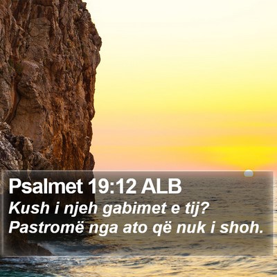 Psalmet 19:12 ALB Bible Verse Image