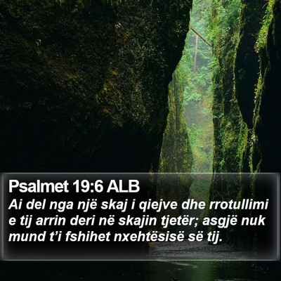 Psalmet 19:6 ALB Bible Verse Image