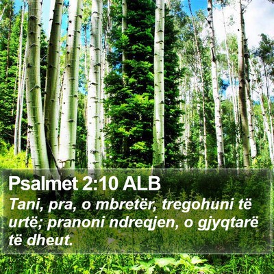 Psalmet 2:10 ALB Bible Verse Image