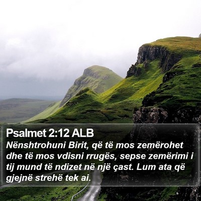 Psalmet 2:12 ALB Bible Verse Image