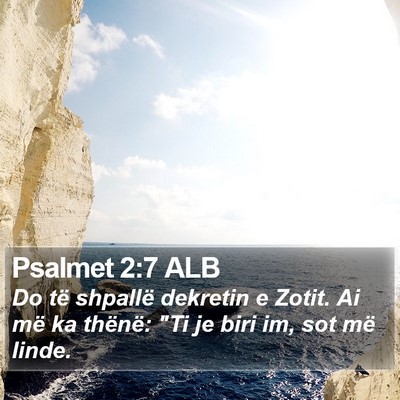 Psalmet 2:7 ALB Bible Verse Image