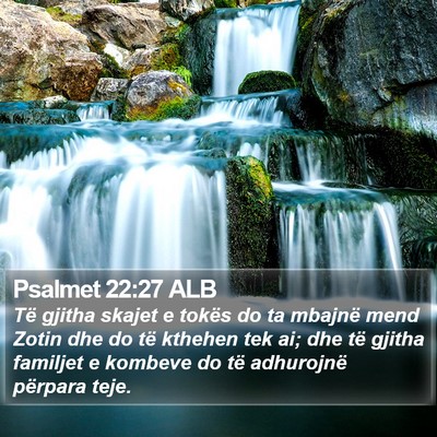 Psalmet 22:27 ALB Bible Verse Image