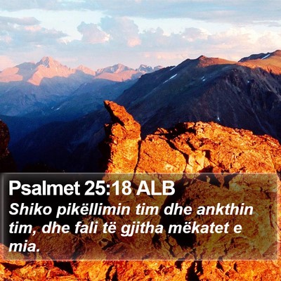 Psalmet 25:18 ALB Bible Verse Image