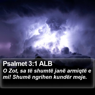 Psalmet 3:1 ALB Bible Verse Image