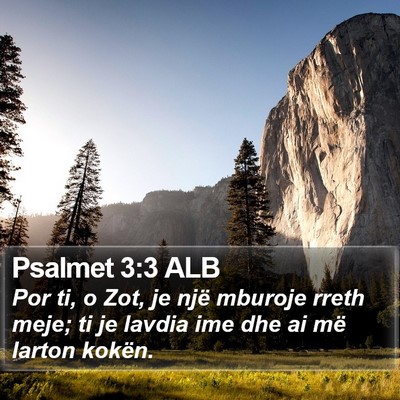 Psalmet 3:3 ALB Bible Verse Image