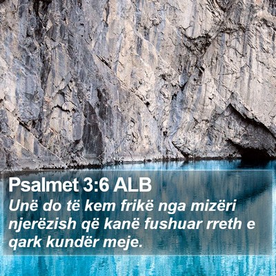 Psalmet 3:6 ALB Bible Verse Image