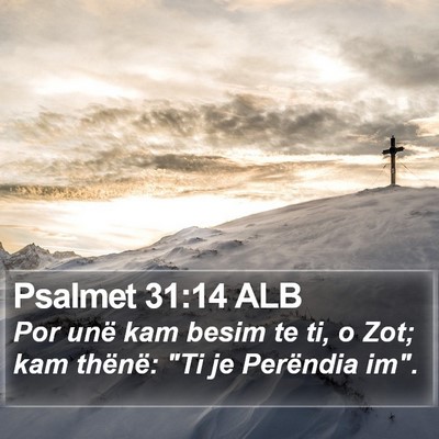 Psalmet 31:14 ALB Bible Verse Image