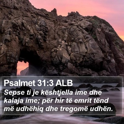 Psalmet 31:3 ALB Bible Verse Image