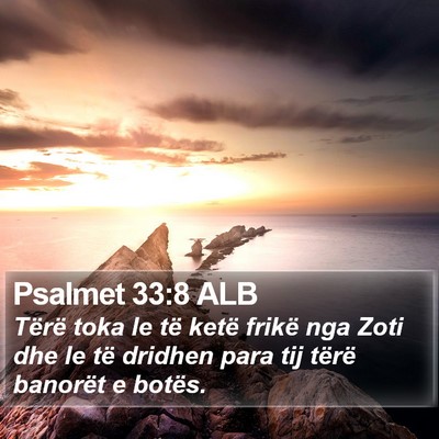 Psalmet 33:8 ALB Bible Verse Image