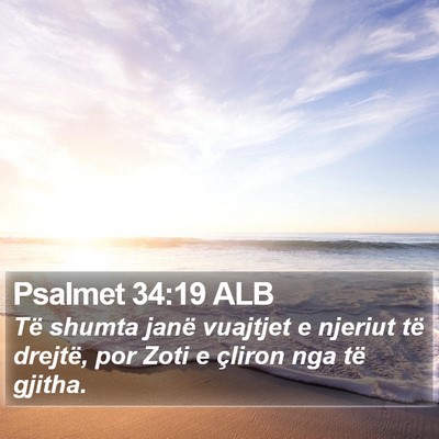 Psalmet 34:19 ALB Bible Verse Image