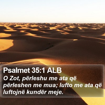Psalmet 35:1 ALB Bible Verse Image