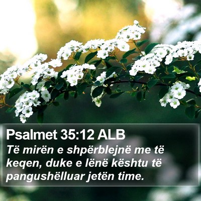 Psalmet 35:12 ALB Bible Verse Image