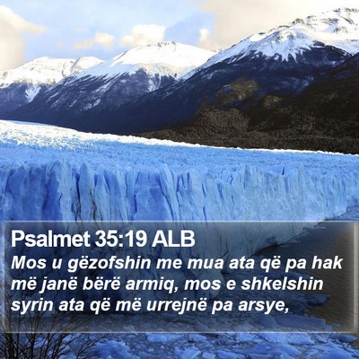 Psalmet 35:19 ALB Bible Verse Image
