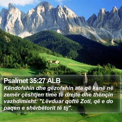Psalmet 35:27 ALB Bible Verse Image