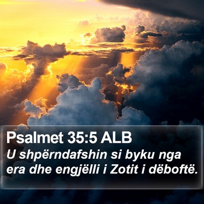 Psalmet 35:5 ALB Bible Verse Image