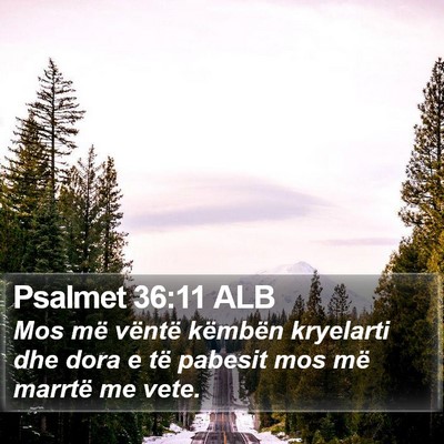 Psalmet 36:11 ALB Bible Verse Image