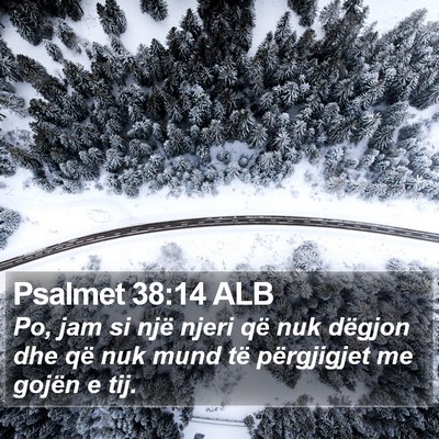 Psalmet 38:14 ALB Bible Verse Image