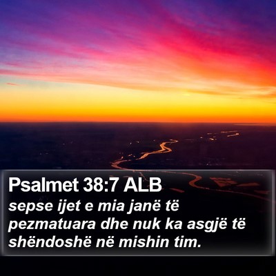 Psalmet 38:7 ALB Bible Verse Image