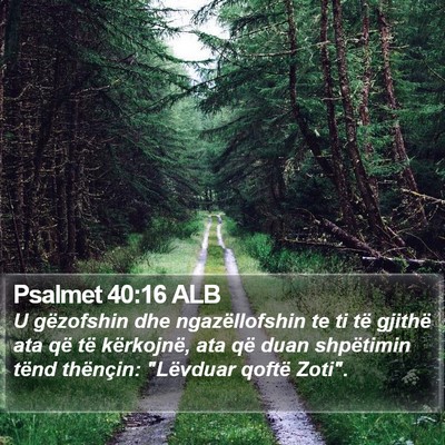 Psalmet 40:16 ALB Bible Verse Image