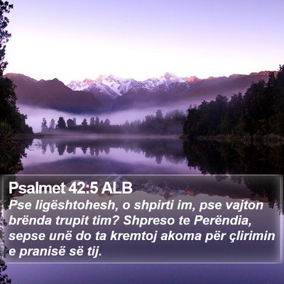 Psalmet 42:5 ALB Bible Verse Image