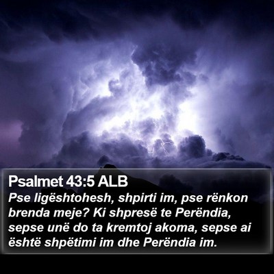 Psalmet 43:5 ALB Bible Verse Image