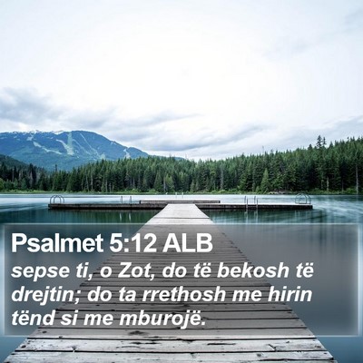 Psalmet 5:12 ALB Bible Verse Image