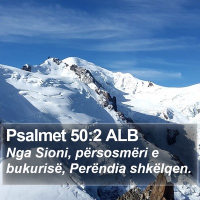 Psalmet 50:2 ALB Bible Verse Image