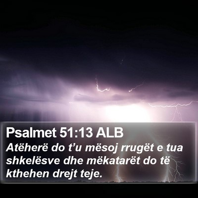 Psalmet 51:13 ALB Bible Verse Image
