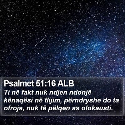 Psalmet 51:16 ALB Bible Verse Image