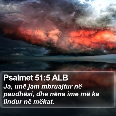 Psalmet 51:5 ALB Bible Verse Image