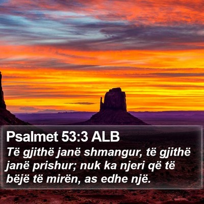 Psalmet 53:3 ALB Bible Verse Image