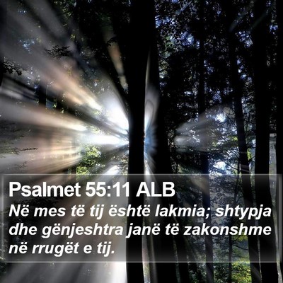 Psalmet 55:11 ALB Bible Verse Image