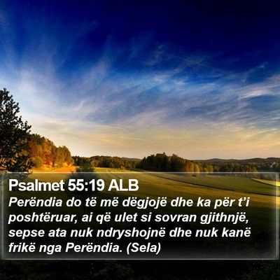 Psalmet 55:19 ALB Bible Verse Image