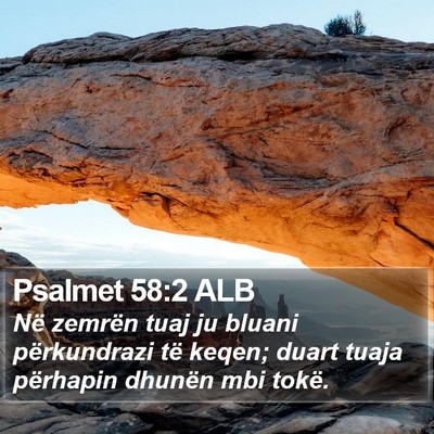 Psalmet 58:2 ALB Bible Verse Image