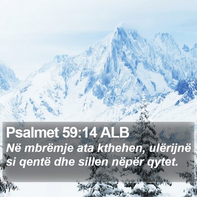 Psalmet 59:14 ALB Bible Verse Image