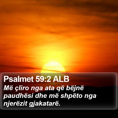 Psalmet 59:2 ALB Bible Verse Image