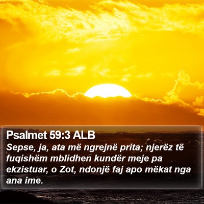 Psalmet 59:3 ALB Bible Verse Image