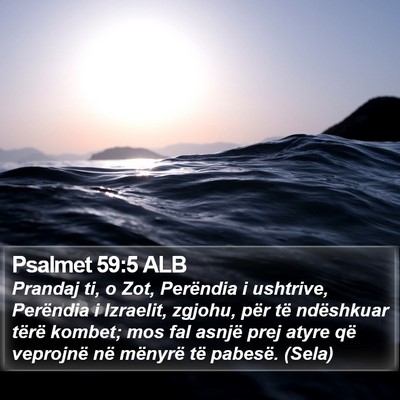 Psalmet 59:5 ALB Bible Verse Image