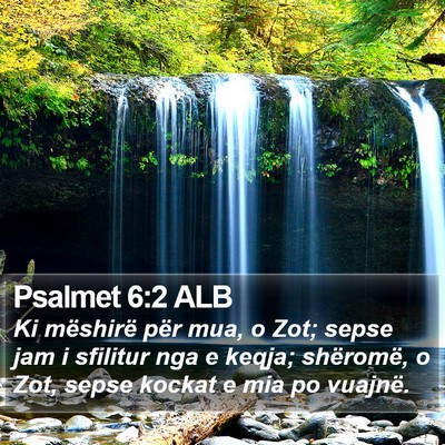 Psalmet 6:2 ALB Bible Verse Image