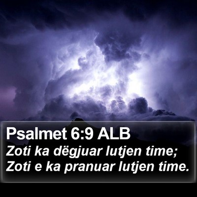 Psalmet 6:9 ALB Bible Verse Image