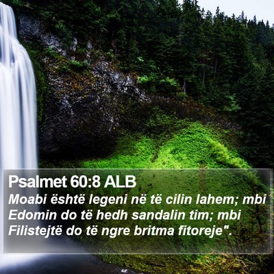 Psalmet 60:8 ALB Bible Verse Image