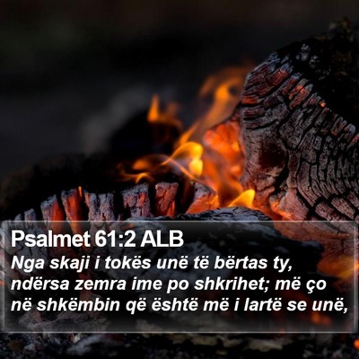 Psalmet 61:2 ALB Bible Verse Image