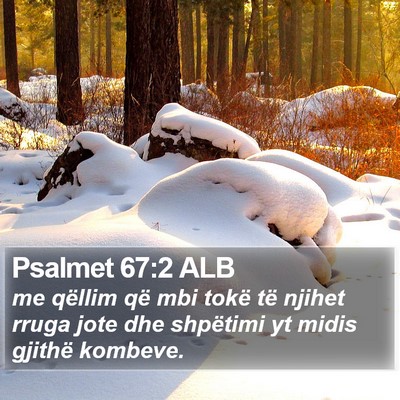 Psalmet 67:2 ALB Bible Verse Image
