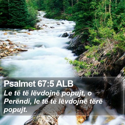 Psalmet 67:5 ALB Bible Verse Image