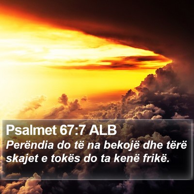 Psalmet 67:7 ALB Bible Verse Image