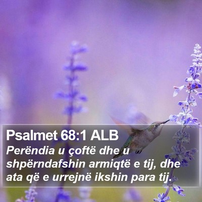 Psalmet 68:1 ALB Bible Verse Image