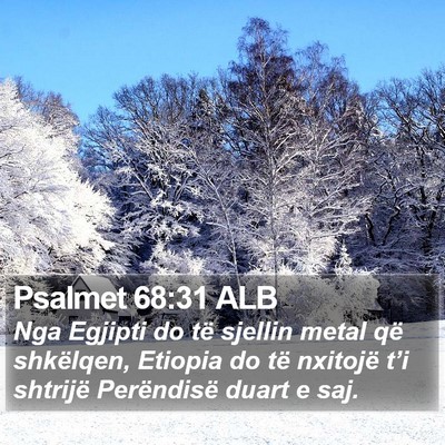Psalmet 68:31 ALB Bible Verse Image
