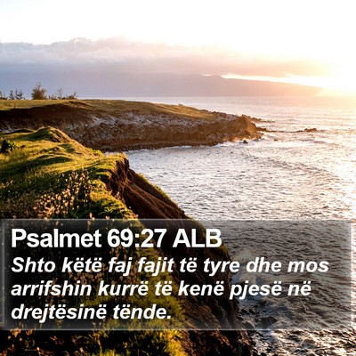 Psalmet 69:27 ALB Bible Verse Image